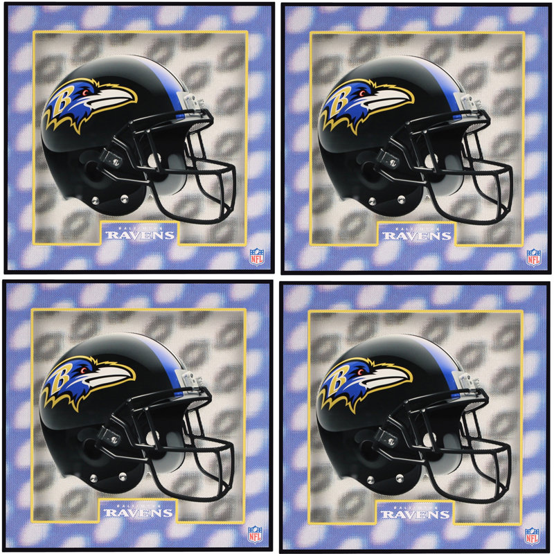 Sous-verre Baltimore Ravens Helmet