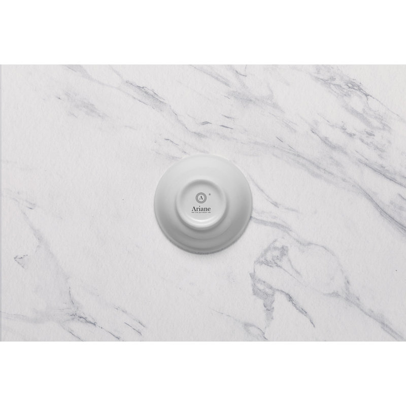 MINIATURE Premium Porcelain Deep Round Plate, 3.7"