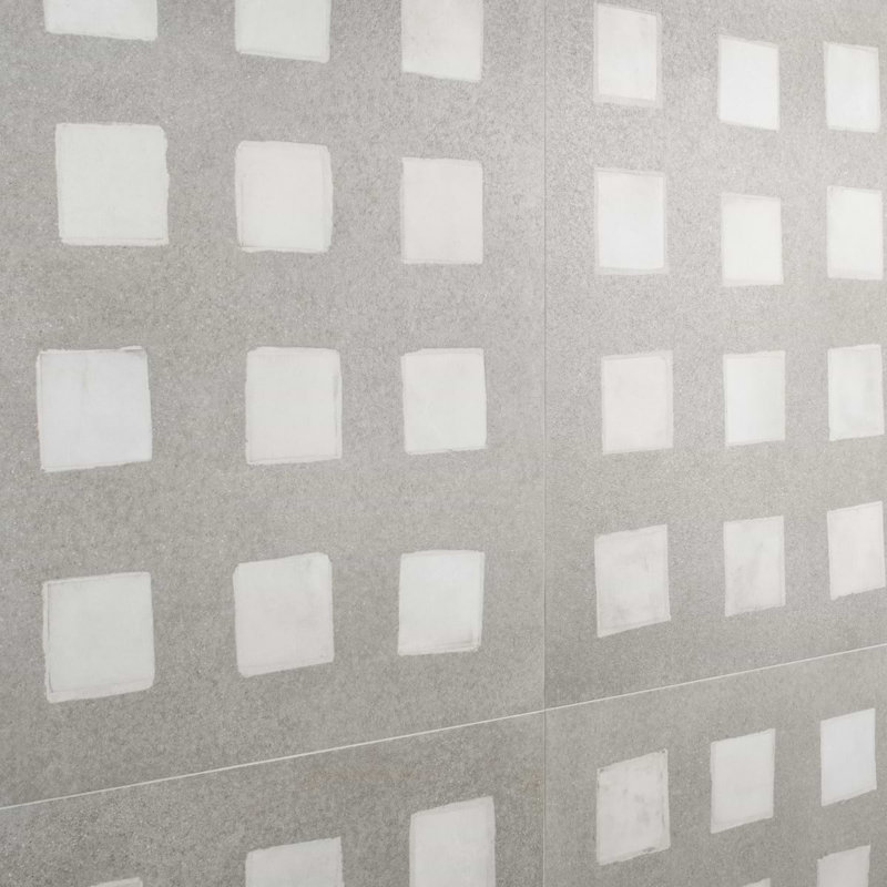 Bariazzo Deco 35x35 Semi-Polished Concrete Look Porcelain Tile, Gray
