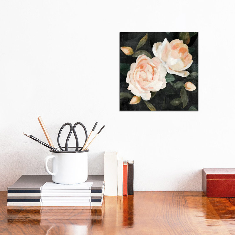 Soft Garden Roses II by Emma Caroline - Wrapped Canvas Print, 30.48 cm H x 30.48 cm W