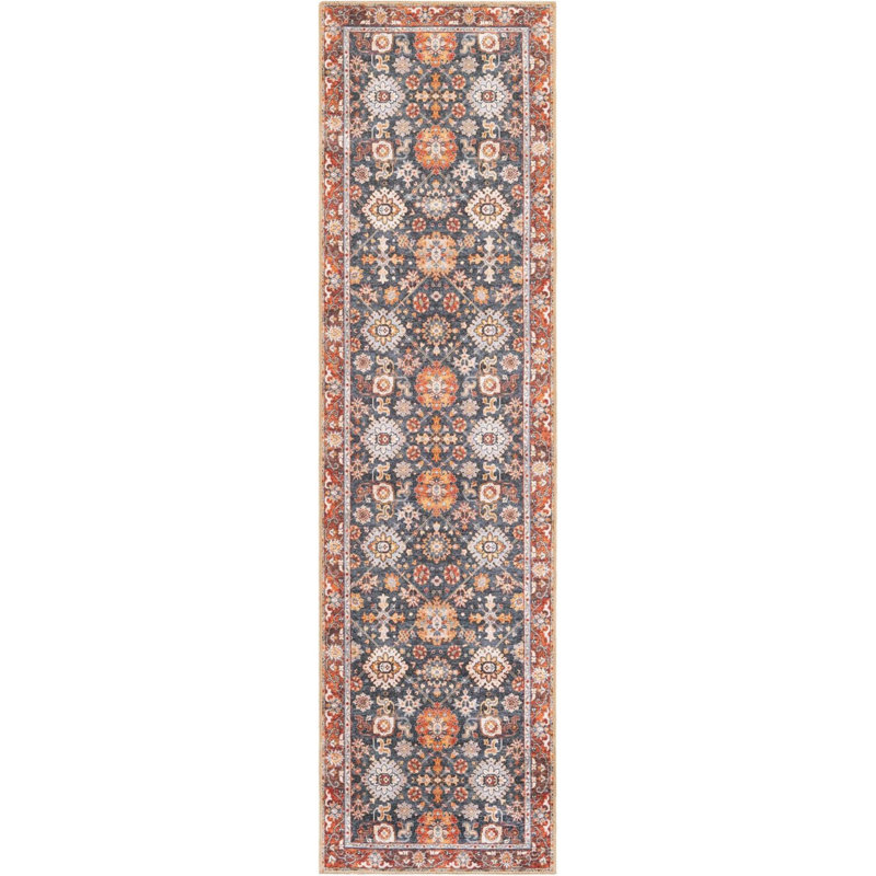 Tapis bleu marine Aucun, Tapis de couloir 2 pi 7 po x 10 pi