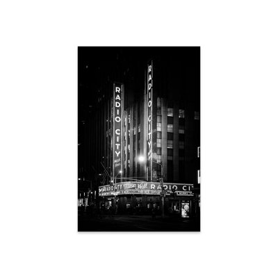 The Radio City Music Hall On PlasticAcrylic by Philippe Hugonnard Painting