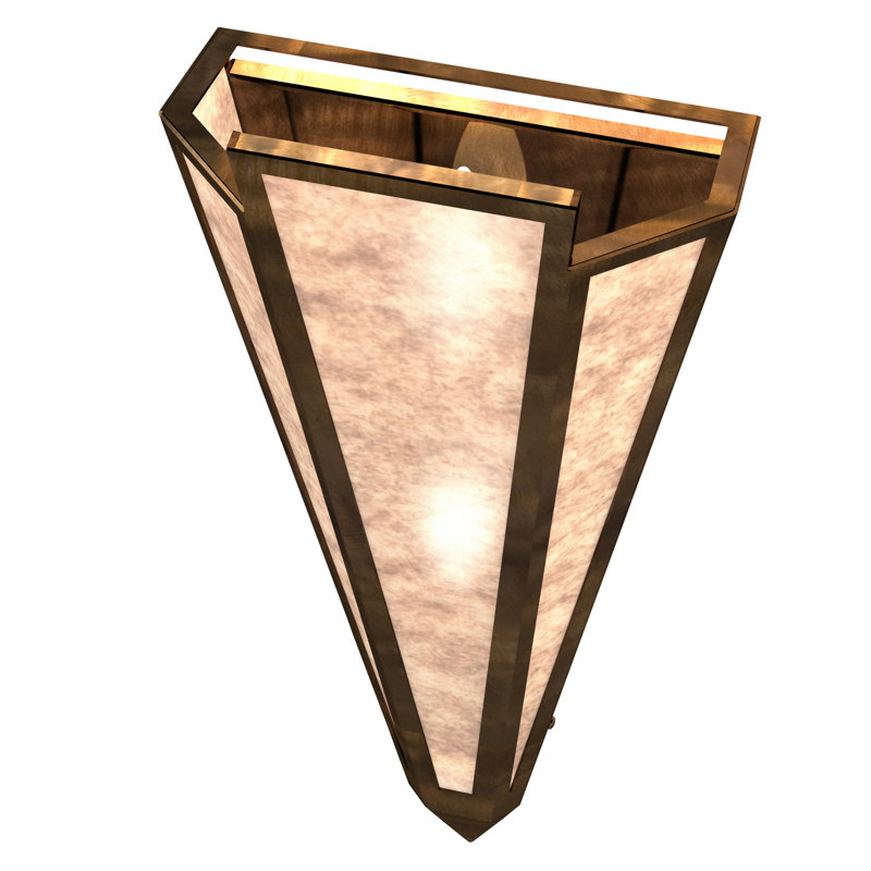 Brum 2 - Light Flush Mounted Sconce, Antique Copper