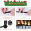 Décorations de Noël solaires à l'extérieur, bonhomme de neige illuminé, extérieur, imperméable-135667651