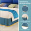 Grand lit plateforme tapissier avec panneau-285776423-285776421