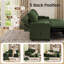 3 Seater Fabric Sofa & Chaise-1793810986