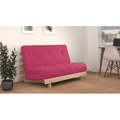 Chenango Full / Double 137cm Upholstered Futon And Mattress