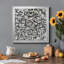 «Black and White and All Over», reproduction d'art sur toile encadrée-1207958988-1207958991
