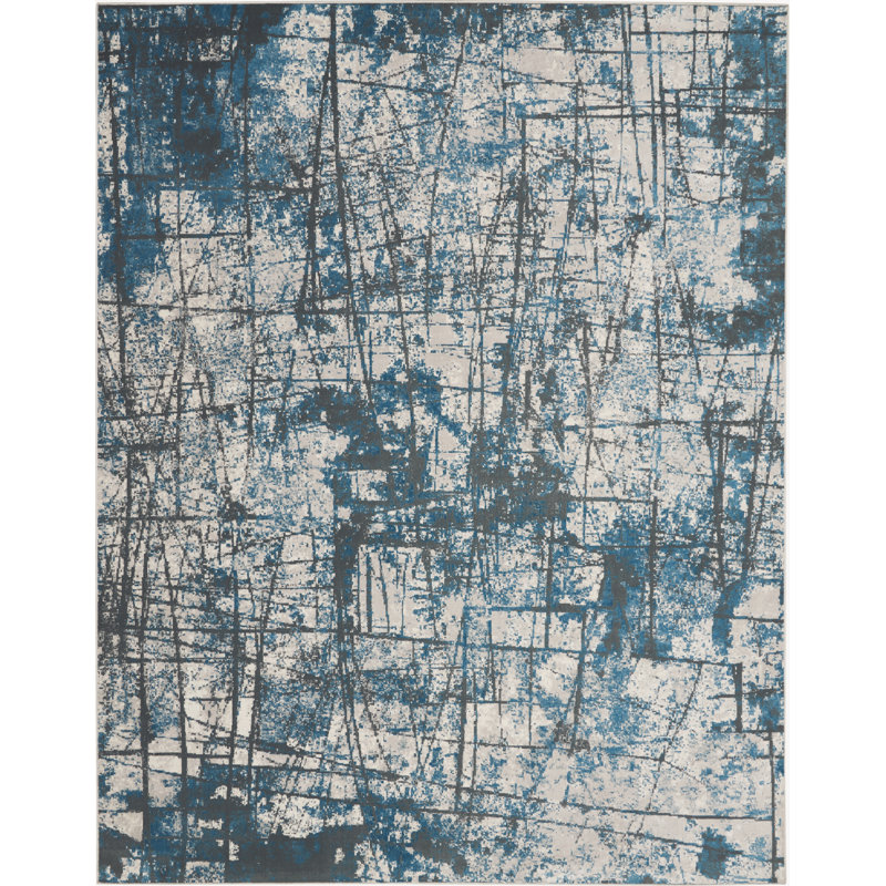 Vapor Abstract Indoor Rug, Rectangle 9' x 12'