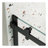 Bathtub shower door, sliding door, with 5/16" tempered glass and 6058-112318717