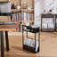 Industrial Rustic 3 Tier Side Table With Magazine Rack-113373618
