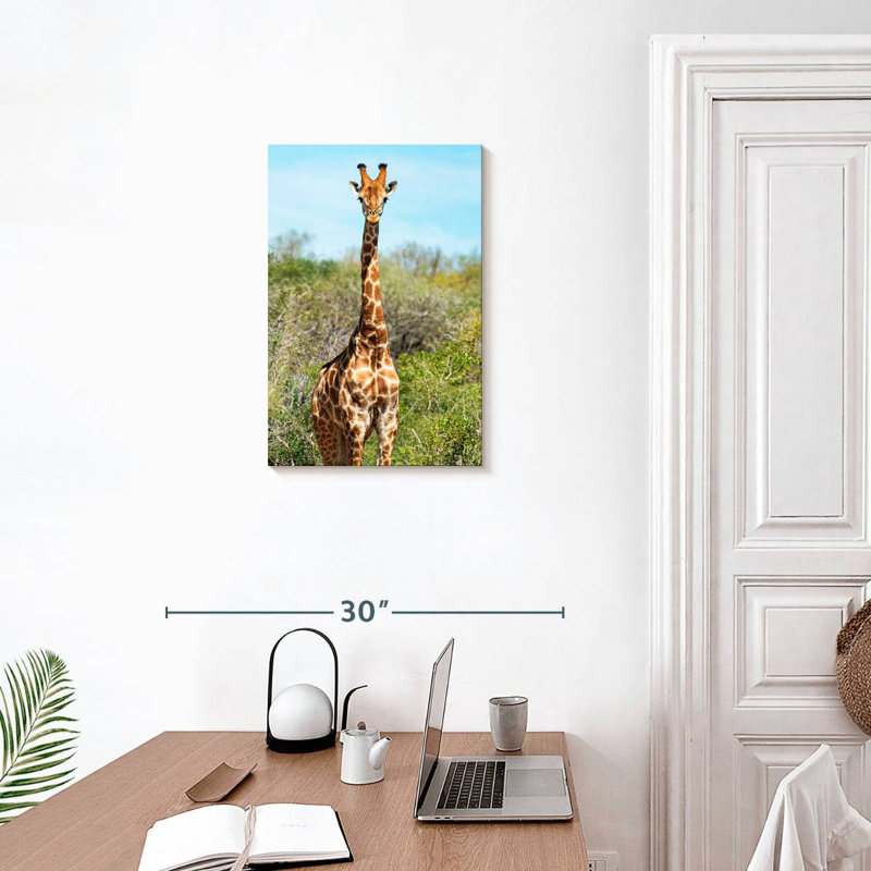 Brampt Awesome Afrique du Sud - Portrait de girafe I, H 24 po x l 16 po
