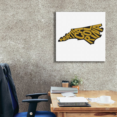 Epic Graffiti 'North Carolina 2'  by Art Licensing Studio Canvas Wall Art, 26" x 26"
