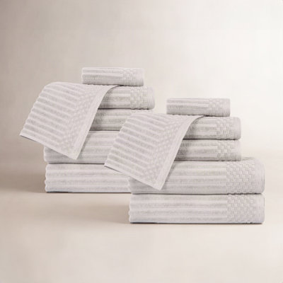 Ruvins 12-Piece Cotton Towel Set