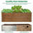 Denishia Belisle 6 ft x 3 ft Galvanized Metal Outdoor Raised Garden Bed Planter Box for Vegetables, Fruits-1357737634-1353615017