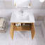 Meuble-lavabo mural simple 30 po avec comptoir en céramique
