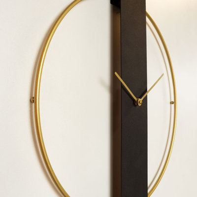 Horloge murale décorative en métal