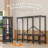 74.8" Portable Closet Wardrobe With Dustproof Cover – Freestanding Storage Organizer With Shelves & Hanging Space,-69707550