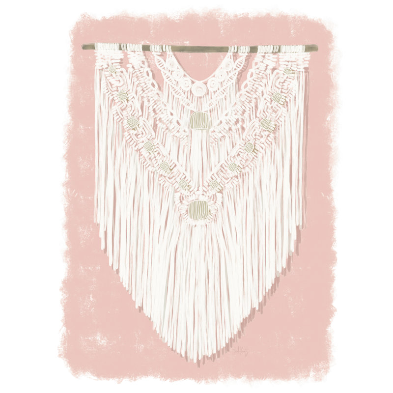 Suspension Randhan Boho II par Heidi Kuntz, H 36 po x l 24 po