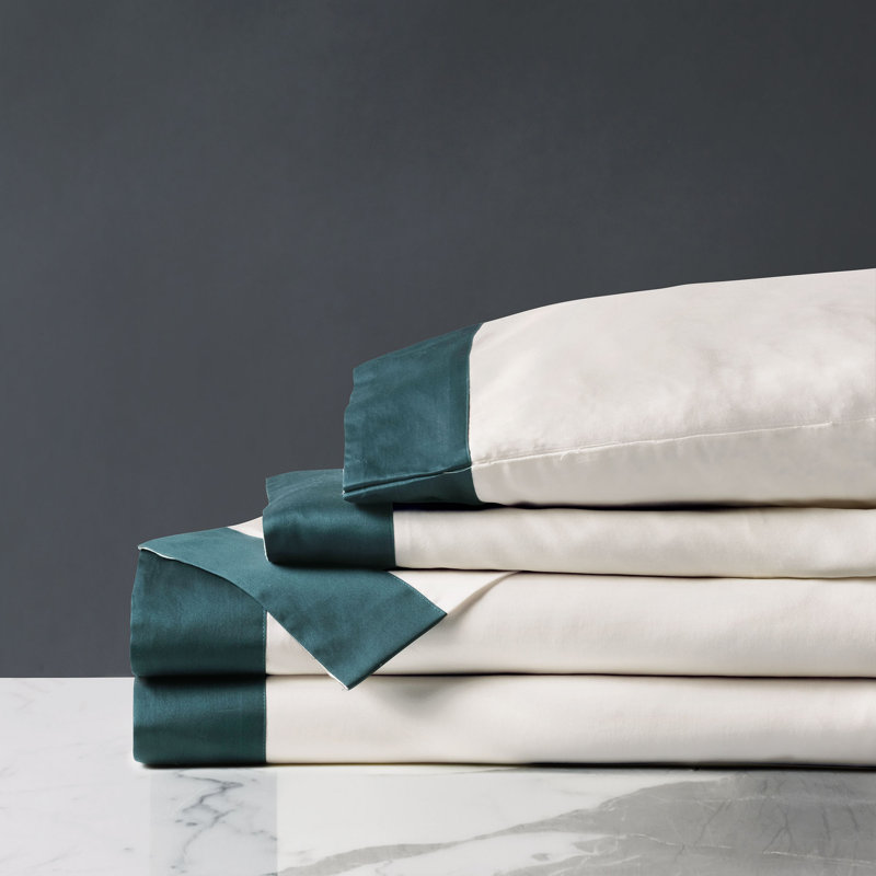 Izaro Egyptian Cotton Sateen Sheet Set, Twin
