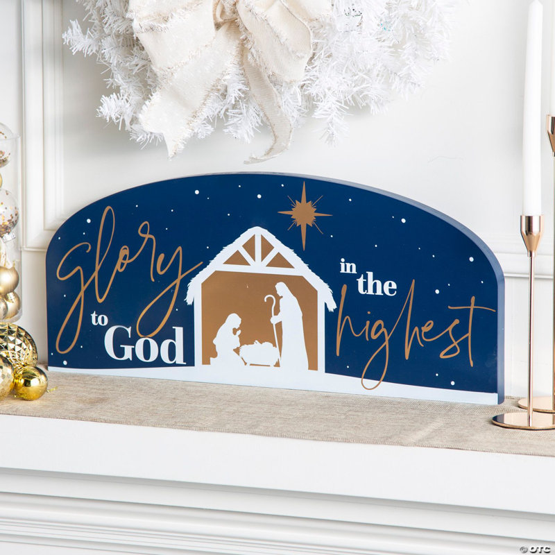 Décoration de table Glory to God