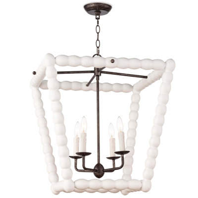 Coastal Luxe 4-Light Chandelier
