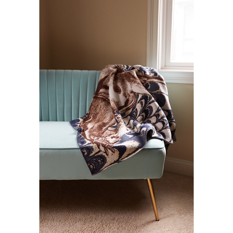 Knitted Throw Blanket, Jean