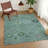 Machine Washable Indoor/Outdoor Mattis ACN2289 Damask Rug-2114388198
