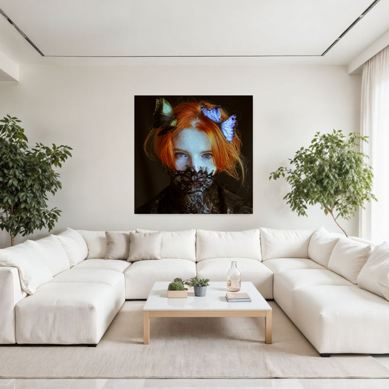 Art contemporain, art contemporain abstrait, H 48 po x l 48 po