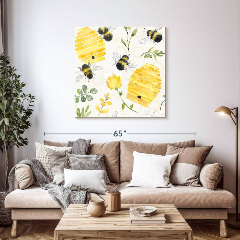 Bee Harmony III, 39" H x 39" W