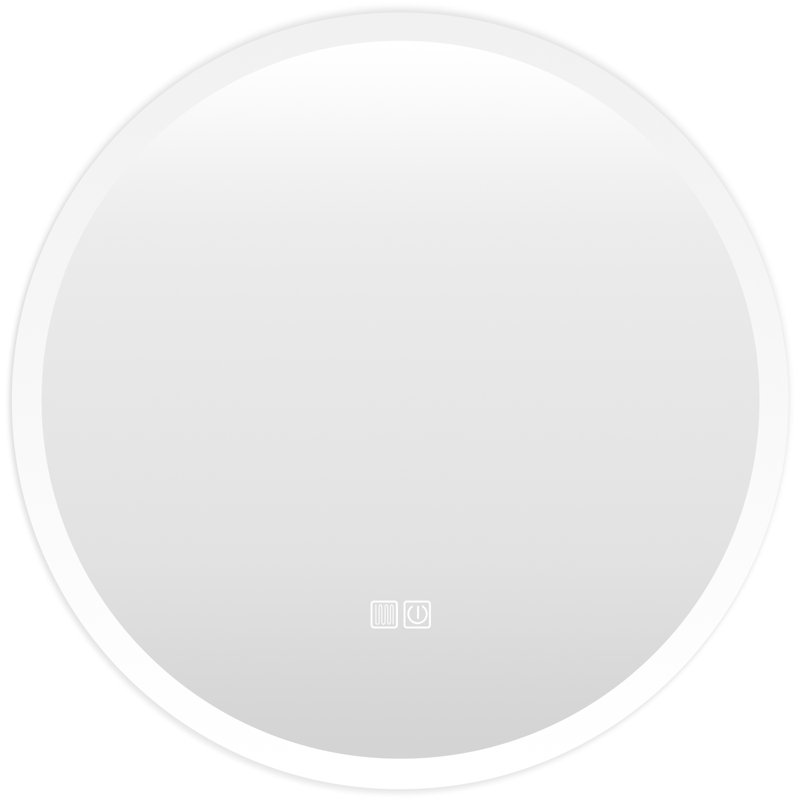 LED Lighted Makeup / Bathroom Mirror, 24" x 24"
