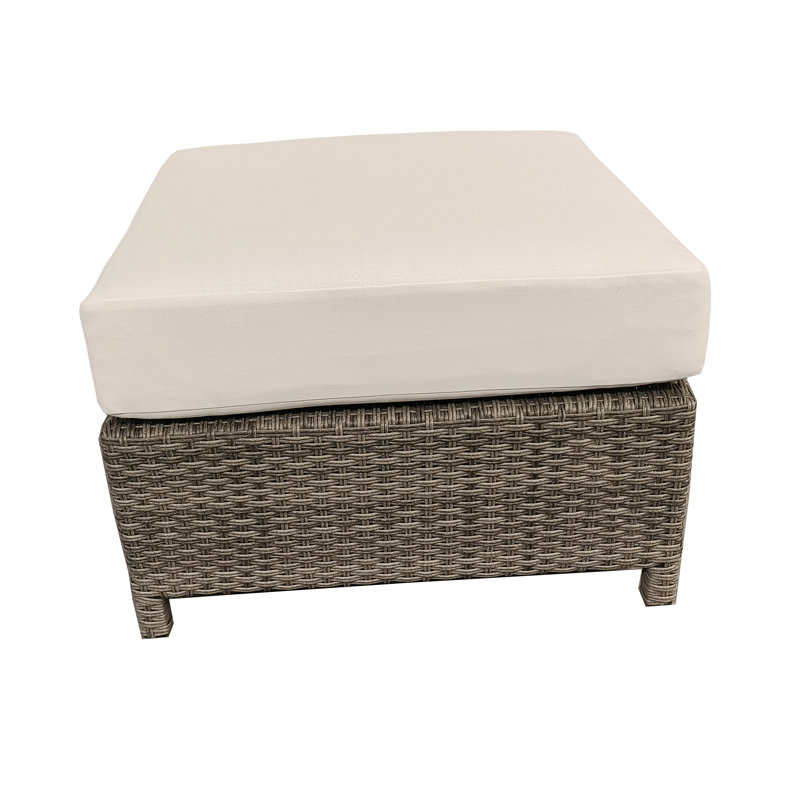 Repose-pieds modulaire en osier