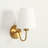 Lidia 1-Light Dimmable Metal Armed Sconce