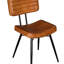 Ensemble de 2 chaises d'appoint capitonnées