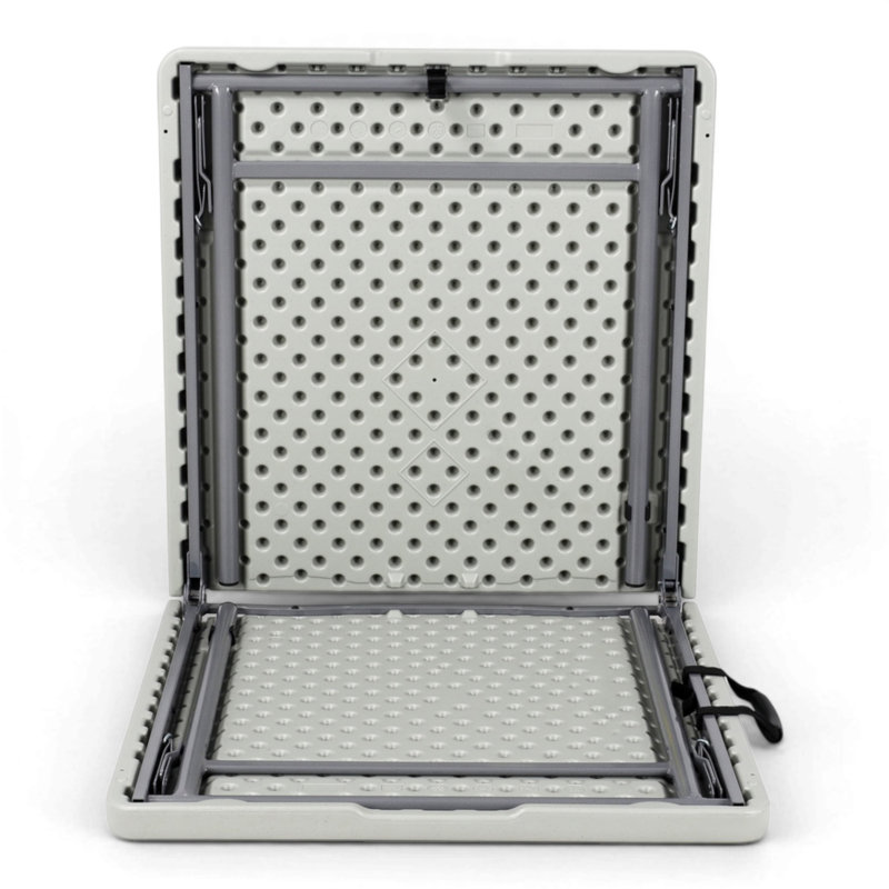 Demi-table pliante en plastique Frank, H 29,25 po x l 60 po x P 30 po