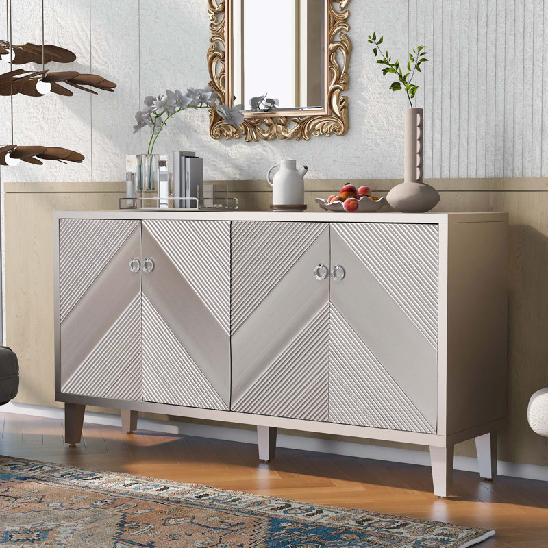 Derian Accent Cabinet, Gold
