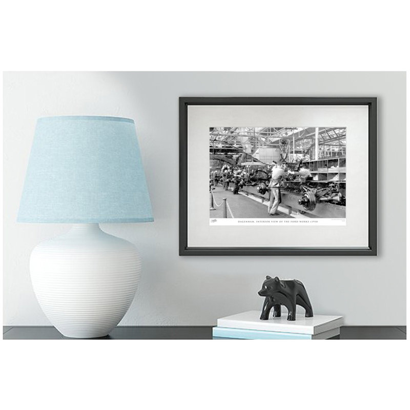 Dagenham, Interior View Of The Ford Works C1950 by Francis Frith - Single Picture Frame Print, 28cm H x 36cm W x 2.3cm D