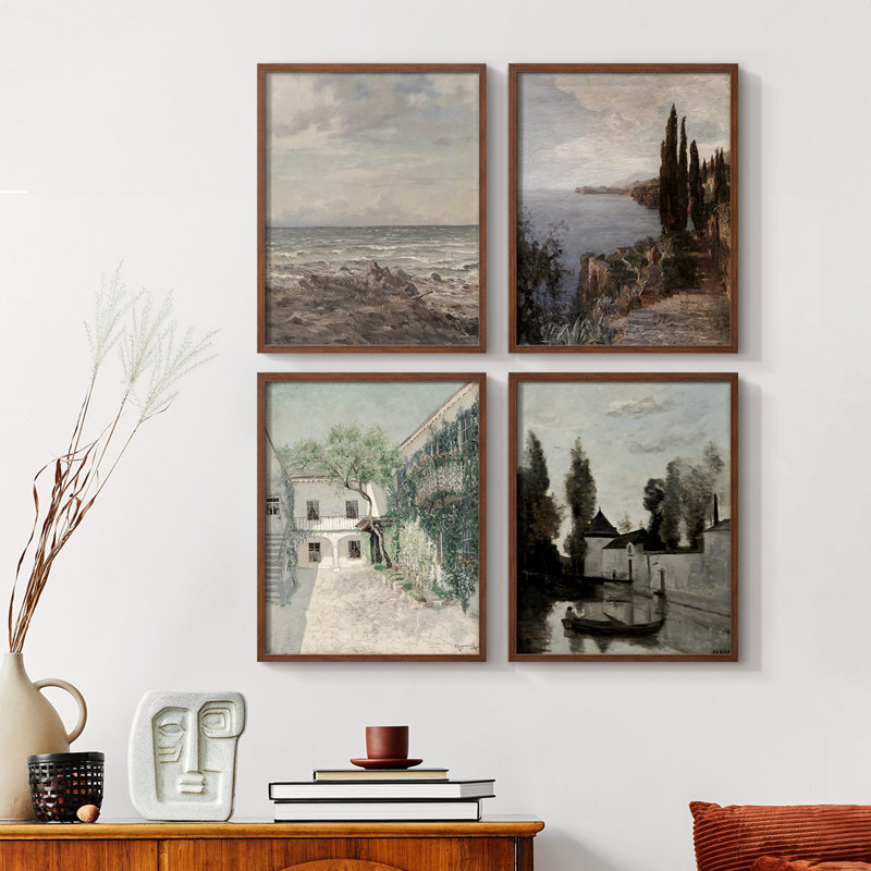 «Vintage Landscape CLxxxviii», 4 pièces