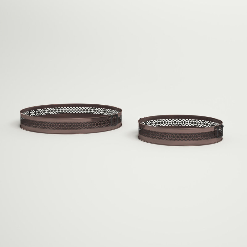 Dechant Metal Tray - Set of 2