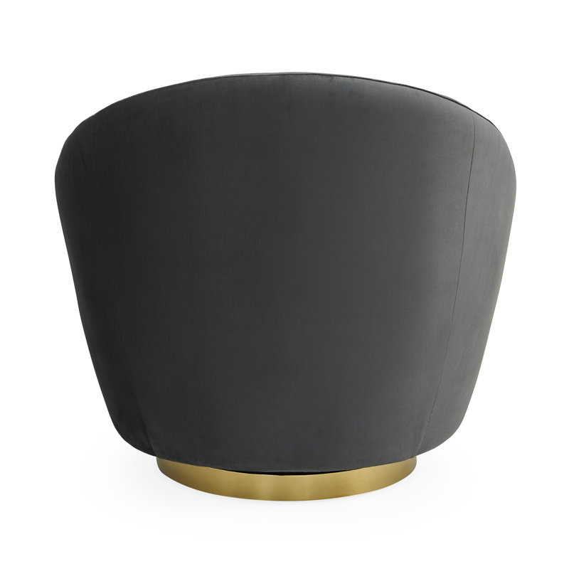 Ether Swivel Chair, Bergamo Charcoal