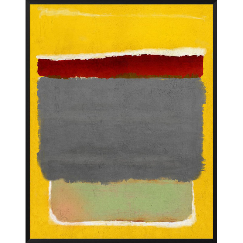 «Ode to Rothko 1» par Lillian August - peinture encadrée sur papier