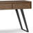Lowry 60"W Solid Wood Modern Industrial Storage Console Table with 3 Storage Drawers and Metal Legs-810396083