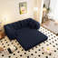 Lit pour chien humain, canapé-lit paresseux, canapé-lit pliable multifonctionnel 78,7 po, canapé-lit rembourré en mousse 3-en-1 pour salon, lit d'invité, salle de jeux, bleu foncé-129442123