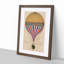 Hot Air Balloon in France - Picture Frame Painting Print on MDF-55763672-55763673