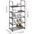5-Tier Small Shoe Rack, Metal Stackable Kids Shoe Shelf Storage Zapateras Organizer,Narrow Shoe Rack Sturdy For Closet Hallway Entryway Living Room Bedroom-12531471