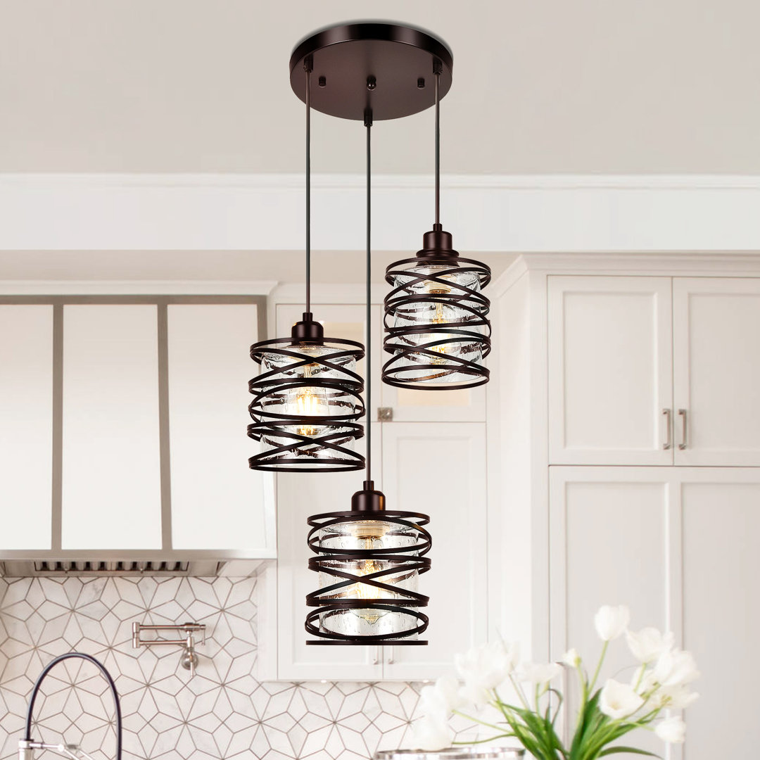 Yadah 3 - Light Pendant 17 Stories Shade 