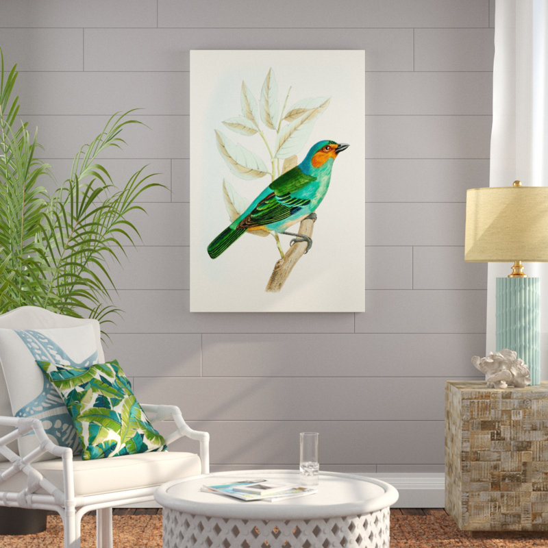 On Perch XI - Painting on Canvas, 122cm H x 81cm W, Wrapped Canvas