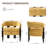 Barrel Upholstered Armchair-434167993