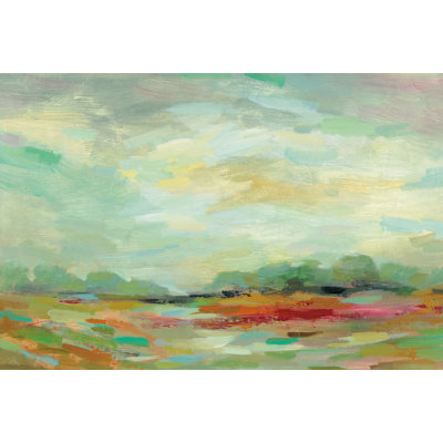 Sunrise Field 1 Piece Wrapped Canvas Painting