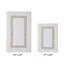 Ensemble de tapis pour salle de bain 2 pièces 100% coton 2370 g / m² Broshouse, tapis de salle de bain touffeté ultra moelleux, super absorbant certifié OEKO-TEX®, réversible, lavable à la machine, confort semblable au spa, blanc / sable-1961748646-1922298103